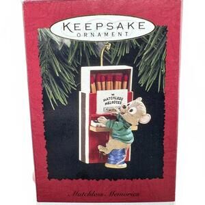Mint 1996 Vintage Hallmark Keepsake Ornament Matchless Memories Mouse